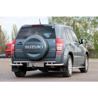 Zadnji zaščitni lok AK005-3 (nerjaveče jeklo) Suzuki Grand Vitara 2005–2017 fotografija 3
