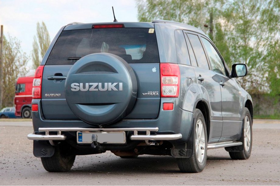 Suzuki Grand Vitara 2005–2017 Zadnji zaščitni lok AK005-3 (nerjaveče jeklo) Fotografija 3