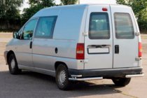 Fiat Scudo 1996–2007 Zadnji dvojni vogalni zaščitni loki AK003-подвійний (nerjavno jeklo) fotografija 4