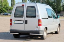 Fiat Scudo 1996–2007 Zadnji dvojni vogalni zaščitni loki AK003-подвійний (nerjavno jeklo) fotografija 3