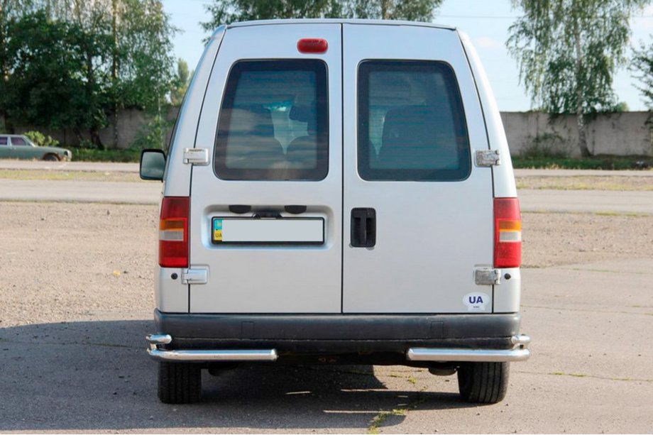 Peugeot Expert 1995–2007 Zadnji dvojni vogalni zaščitni loki AK003-подвійний (nerjavno jeklo) Fotografija 3