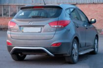 Hyundai IX-35 2010–2015 Zadnji zaščitni lok AK007 (nerjavno jeklo) fotografija 2