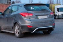 Hyundai IX-35 2010–2015 Zadnji zaščitni lok AK007 (nerjavno jeklo) fotografija 3