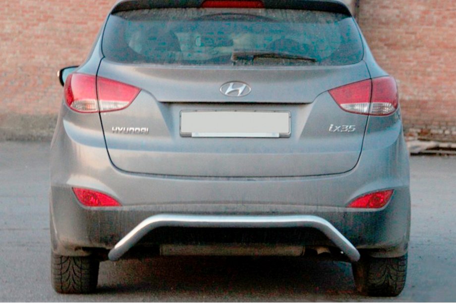 Hyundai IX-35 2010–2015 Zadnji zaščitni lok AK007 (nerjavno jeklo) Image