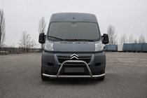 Peugeot Boxer 2006–2025 Sprednji zaščitni lok ST019 (nerjaveče jeklo) fotografija 1