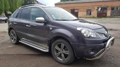 Renault Koleos 2008–2016 Stranski pragovi Premium (2 kos, nerj.) 60 mm fotografija 1