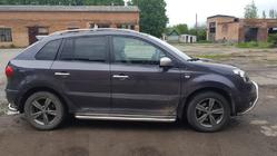 Renault Koleos 2008–2016 Stranski pragovi Premium (2 kos, nerj.) 60 mm fotografija 2