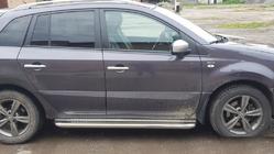 Renault Koleos 2008–2016 Stranski pragovi Premium (2 kos, nerj.) 60 mm fotografija 3