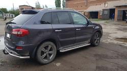 Renault Koleos 2008–2016 Stranski pragovi Premium (2 kos, nerj.) 60 mm fotografija 4