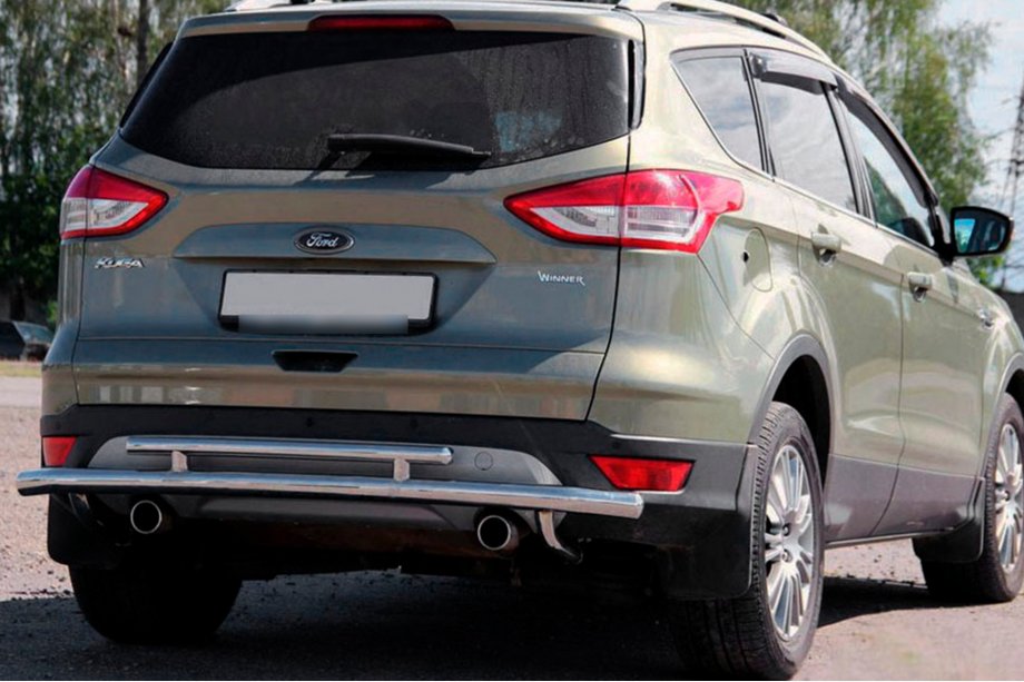 Ford Kuga/Escape 2013–2019 Zadnji zaščitni lok AK002-2 (nerjaveče jeklo) Image