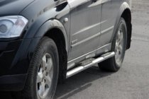 SsangYong Kyron 2005–2014 Bočne cevi BB002 (2 kosa, inox) fotografija 1
