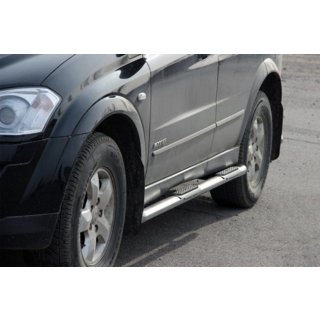 Bočne cevi BB002 (2 kosa, inox) SsangYong Kyron 2005–2014 fotografija 1