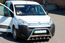 Citroen Berlingo 2008–2018 Sprednji zaščitni lok WT004 (inox) fotografija 2