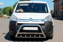 Citroen Berlingo 2008–2018 Sprednji zaščitni lok WT004 (inox) fotografija 5
