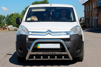 Citroen Berlingo 2008–2018 Sprednji zaščitni lok WT004 (inox) fotografija 4