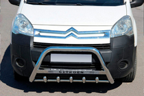 Citroen Berlingo 2008–2018 Sprednji zaščitni lok WT004 (inox) fotografija 1
