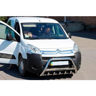 Sprednji zaščitni lok WT004 (inox) Citroen Berlingo 2008–2018 fotografija 2