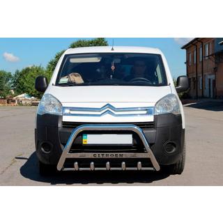 Sprednji zaščitni lok WT004 (inox) Citroen Berlingo 2008–2018 fotografija 4