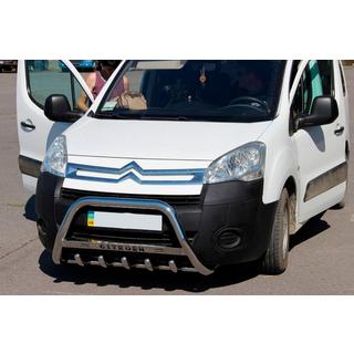 Sprednji zaščitni lok WT004 (inox) Citroen Berlingo 2008–2018 fotografija 3