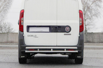 Opel Combo 2012–2018 Zadnji zaščitni lok AK002/1 – dvojni (nerjavno jeklo) fotografija 2