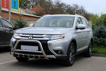 Mitsubishi Outlander 2012–2021 Prednji zaščitni lok WT003 (nerjavno jeklo) fotografija 4
