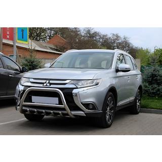 Prednji zaščitni lok WT003 (nerjavno jeklo) Mitsubishi Outlander 2012–2021 fotografija 4