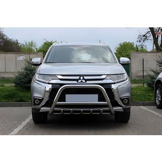 Prednji zaščitni lok WT003 (nerjavno jeklo) Mitsubishi Outlander 2012–2021 fotografija 3