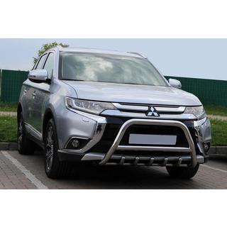 Prednji zaščitni lok WT003 (nerjavno jeklo) Mitsubishi Outlander 2012–2021 fotografija 1
