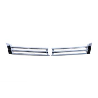 Okrasne letvice za masko (2 kosa, nerjavno jeklo) Volkswagen Caddy 2010–2015 fotografija 3