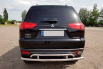 Mitsubishi Pajero Sport 2008–2015 Zadnji zaščitni lok AK002-2 (2 kosa, nerjaveče jeklo) fotografija 4