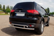 Mitsubishi Pajero Sport 2008–2015 Zadnji zaščitni lok AK002-2 (2 kosa, nerjaveče jeklo) fotografija 3