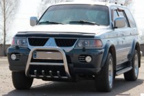 Mitsubishi Pajero Sport 1996–2007 Prednji zaščitni lok QT006 (nerjaveče jeklo) fotografija 3