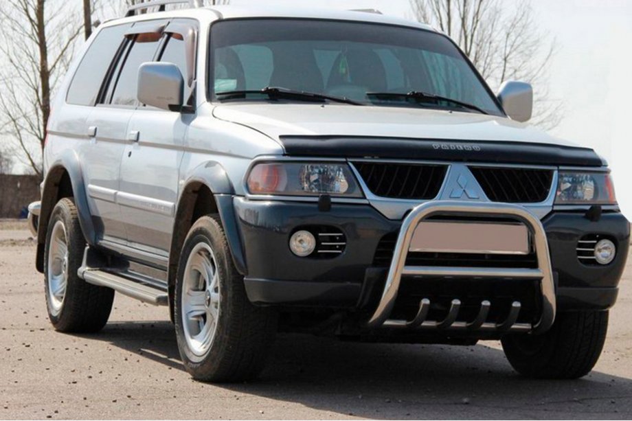 Mitsubishi Pajero Sport 1996–2007 Prednji zaščitni lok QT006 (nerjaveče jeklo) Image