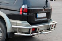 Mitsubishi Pajero Sport 1996–2007 Zadnji zaščitni lok AK-Special (nerjavno jeklo) fotografija 1