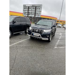 Zaščitni lok WT003-2-Plus (nerjaveče jeklo) Toyota Land Cruiser Prado 150 2009–2023 fotografija 4