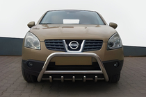 Nissan Qashqai 2010–2014 Sprednji zaščitni lok WT003 (nerjaveče jeklo) 60 mm fotografija 1