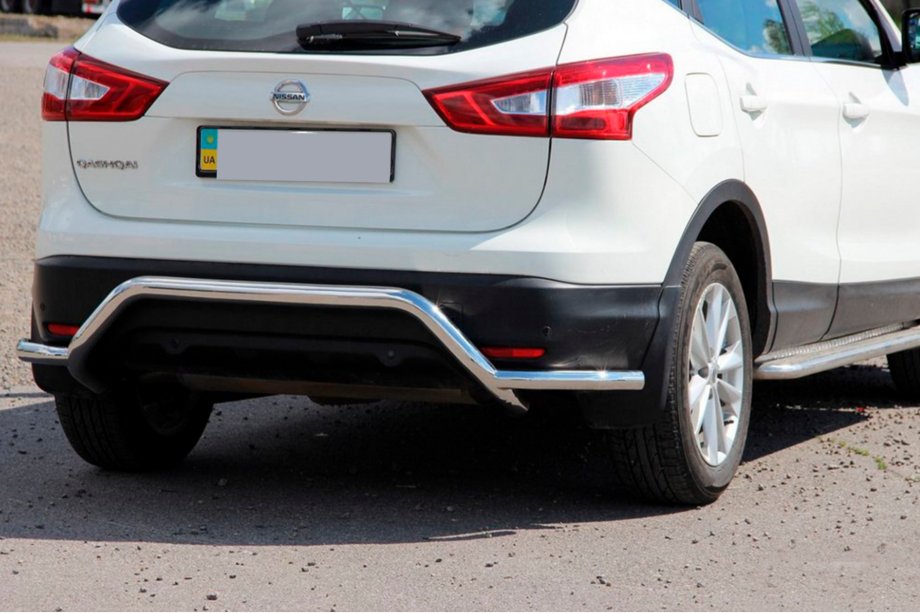 Nissan Qashqai 2014–2021 Zadnji zaščitni lok AK007-Plus (nerjaveče jeklo) Image