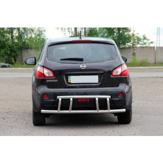 Zadnji zaščitni lok AK011 (nerj.) Nissan Qashqai 2010–2014 fotografija 2