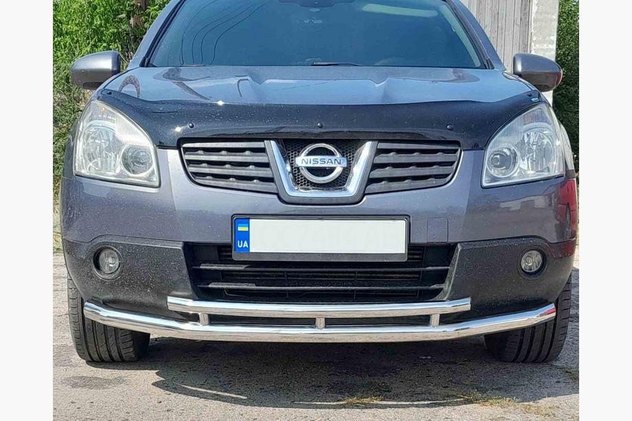 Nissan Qashqai 2007–2010 Sprednji dvojni zaščitni lok ST014 (nerjavno jeklo) Image