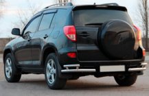 Toyota Rav 4 2006–2013 Zadnji vogalni elementi AK003-double (2 kosa, nerjaveče jeklo) fotografija 3
