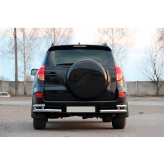 Zadnji vogalni elementi AK003-double (2 kosa, nerjaveče jeklo) Toyota Rav 4 2006–2013 fotografija 2