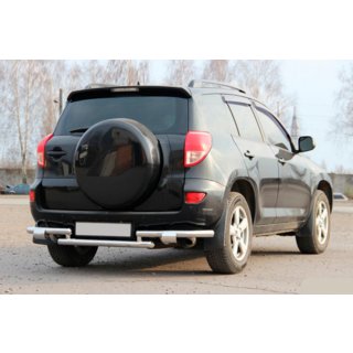 Zadnji zaščitni lok AK005-2 (2 kos, nerjaveče jeklo) Toyota Rav 4 2006–2013 fotografija 3