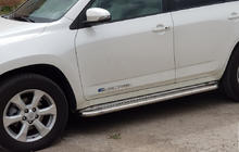 Toyota Rav 4 2006–2013 Stranske stopnice Premium (2 kos, nerjavno jeklo) 60 mm fotografija 3
