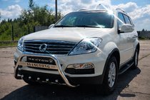 SsangYong Rexton I 2001–2017 Sprednji zaščitni lok WT004 (nerjavno jeklo) fotografija 1