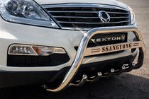 SsangYong Rexton I 2001–2017 Sprednji zaščitni lok WT004 (nerjavno jeklo) fotografija 2