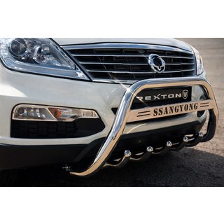 Sprednji zaščitni lok WT004 (nerjavno jeklo) SsangYong Rexton I 2001–2017 fotografija 2