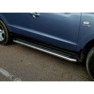 Stranski pragovi Premium (2 kos, nerj.) Hyundai Santa Fe 2 2006–2012 fotografija 1