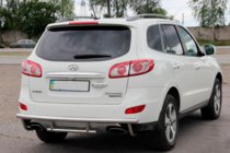 Hyundai Santa Fe 2 2006–2012 Zadnji zaščitni lok AK002-2 (nerjaveče jeklo) fotografija 5