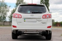 Hyundai Santa Fe 2 2006–2012 Zadnji zaščitni lok AK002-2 (nerjaveče jeklo) fotografija 6