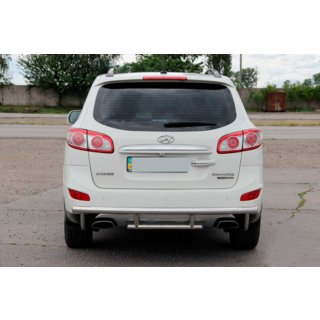 Zadnji zaščitni lok AK002-2 (nerjaveče jeklo) Hyundai Santa Fe 2 2006–2012 fotografija 3